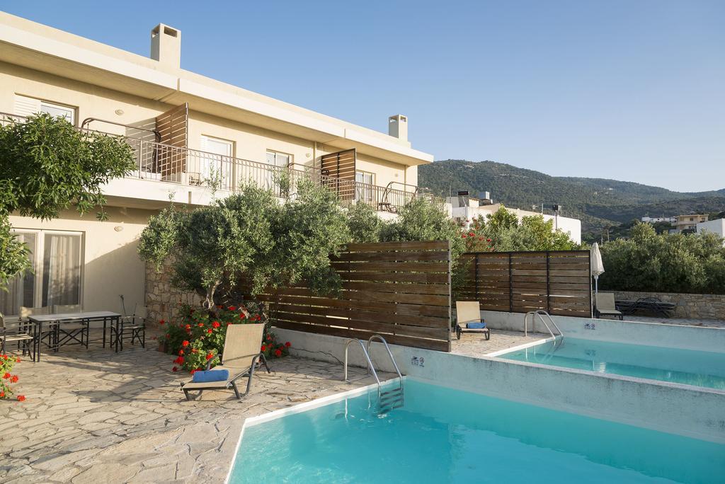 Istron Maisonettes With Private Pool Bagian luar foto